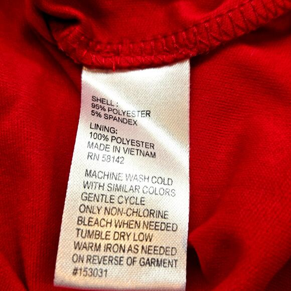 London Style Women's Dress 4 Red Lined Small Church Work - Picture 7 of 11